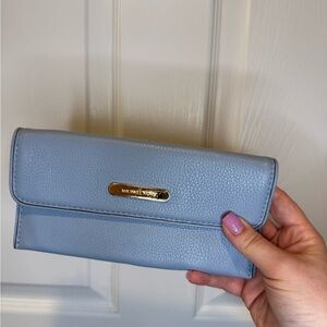 Michael Kors Blue Leather Wallet